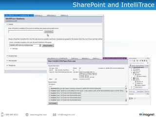 SharePoint and IntelliTrace
 
