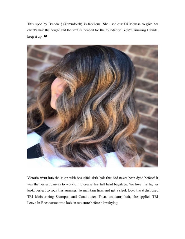 New Summer Hairstyles With Tri Products