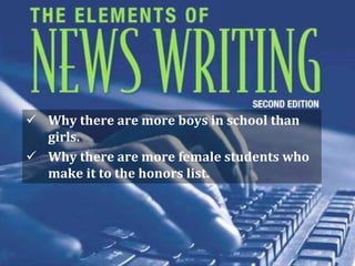 News Writing the Philippine Science High School Way