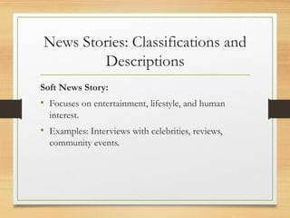 News Explainer Example Comprehensive Guide to Principles of News Writing and Reporting | PPTX
