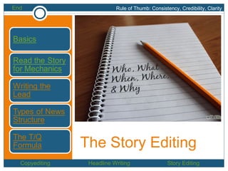 News Writing Basics | PPT