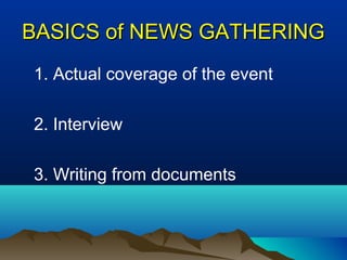 News Writing | PPT