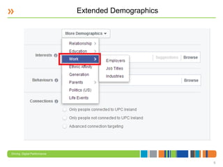 Driving Digital Performance
6
Extended Demographics
 