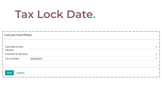 Tax Lock Date.
 