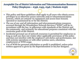 Performance Data:  PSSA, district assessments