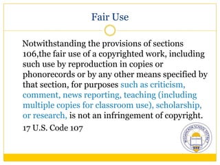 Acceptable Use of District Information and Telecommunication Resources Policy (Employees – #356, #453, #546 / Students #256)This policy and these guidelines shall apply to all users who obtain access privileges to or otherwise access networks and/or telecommunications systems, which are entered via equipment and access lines housed, operated or maintained by or for the District.The use of any and all information and telecommunications resources accessed through the Wissahickon Network Services (“WNS”) will be in accordance with the law, in adherence with standards of the District and the community, and primarily for educational purposes consistent with the curricular goals of the District.Incidental personal use of network resources is permitted for employees so long as such use does not violate other applicable provisions of this policy and does not interfere with the employee's job duties and performance, nor with systems operations or with other systems users, education, employment or WNS usage.Use of WNS for personal solicitation or profit is prohibited, unless prior written approval is given by the Superintendent or his/her designee.