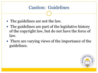 Acceptable Use of District Information and Telecommunication Resources Policy (Employees – #356, #453, #546 / Students #256)This policy and these guidelines shall apply to all users who obtain access privileges to or otherwise access networks and/or telecommunications systems, which are entered via equipment and access lines housed, operated or maintained by or for the District.The use of any and all information and telecommunications resources accessed through the Wissahickon Network Services (“WNS”) will be in accordance with the law, in adherence with standards of the District and the community, and primarily for educational purposes consistent with the curricular goals of the District.Incidental personal use of network resources is permitted for employees so long as such use does not violate other applicable provisions of this policy and does not interfere with the employee's job duties and performance, nor with systems operations or with other systems users, education, employment or WNS usage.Use of WNS for personal solicitation or profit is prohibited, unless prior written approval is given by the Superintendent or his/her designee.