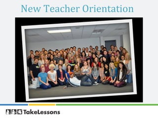 TakeLessons
Teacher On-Boarding
 
