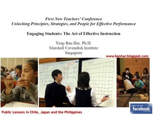 www.banhar.blogspot.com Public Lessons in Chile, Japan and the Philippines 