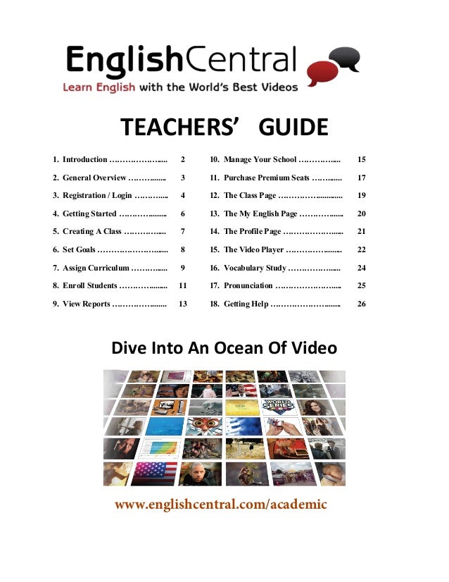 Teachers' Guide