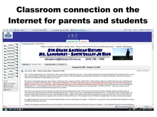 Classroom connection on the Internet for parents and students 