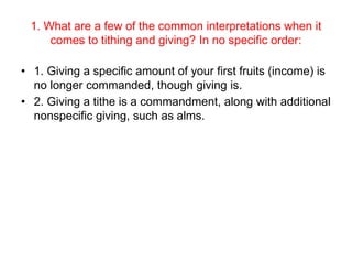 New teastament giving v.tithing, master, ppt, 5 22-14 | PPTX