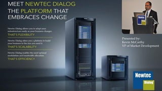 Newtec Dialog Modems Newtec Dialog Info Session at IBC2015 | PDF