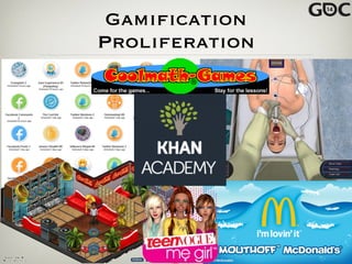 Gamification
Proliferation
 