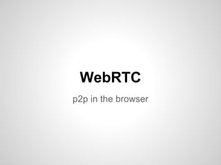 Budapest New Tech Meetup - WebRTC