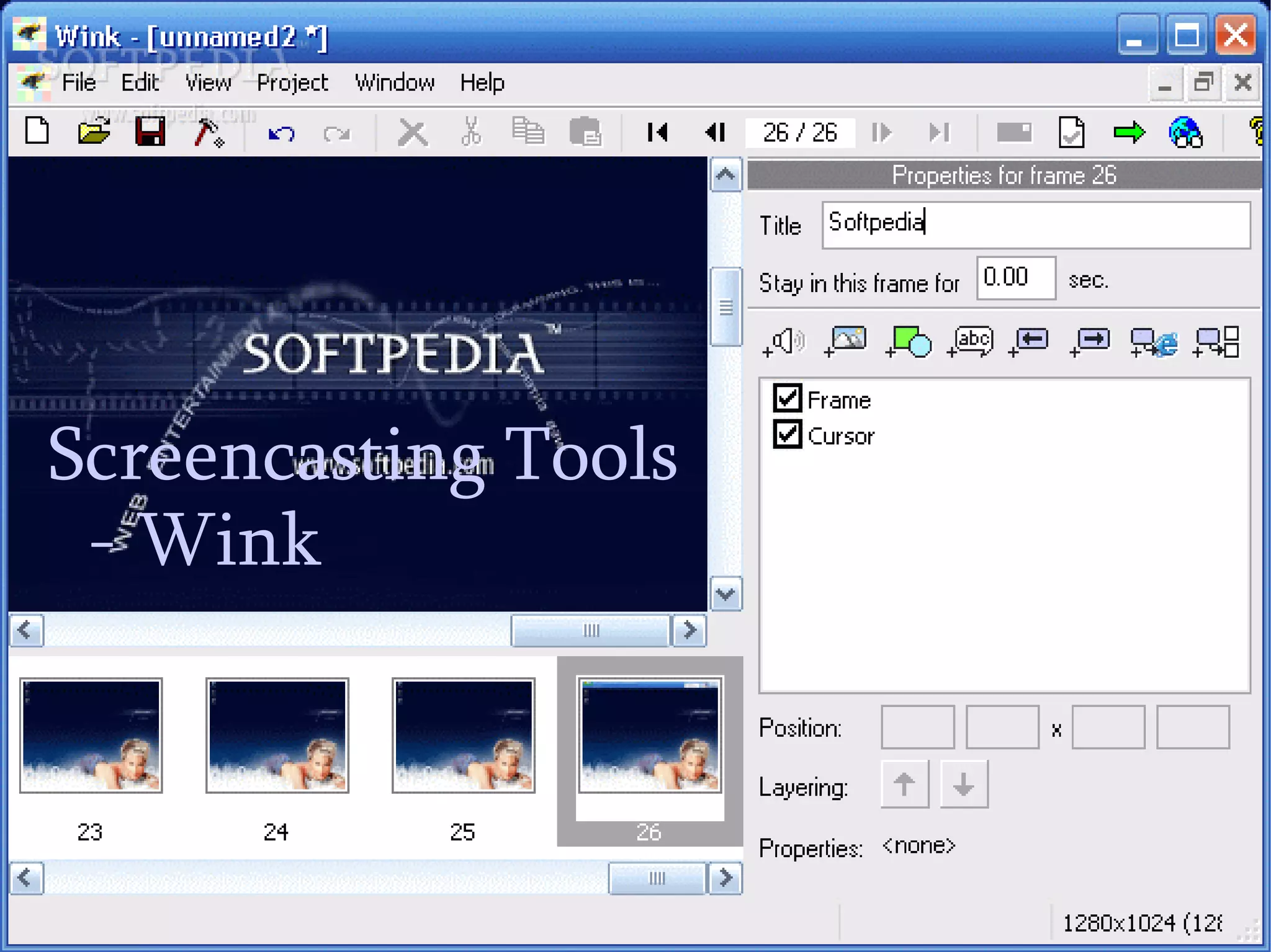 Screencasting Tools - Wink 