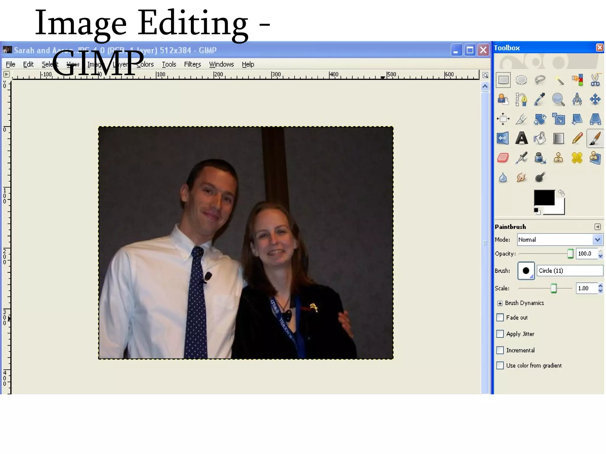 Image Editing - GIMP 