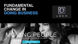 FUNDAMENTAL
CHANGE IN 
DOING BUSINESS
 