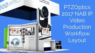 PTZOptics
2017 NAB IP
Video
Production
Workflow
Layout
 