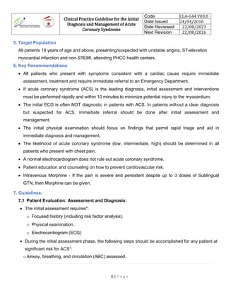 Clinical Practice Guideline for Initial Diagnosis and Management of ...
