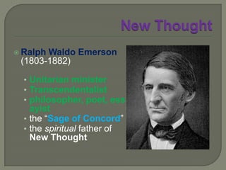 the idea of …    the Immanent God