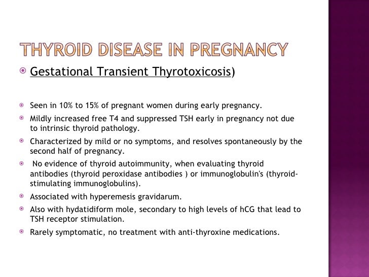 Thyroid Disease in Pregnancy