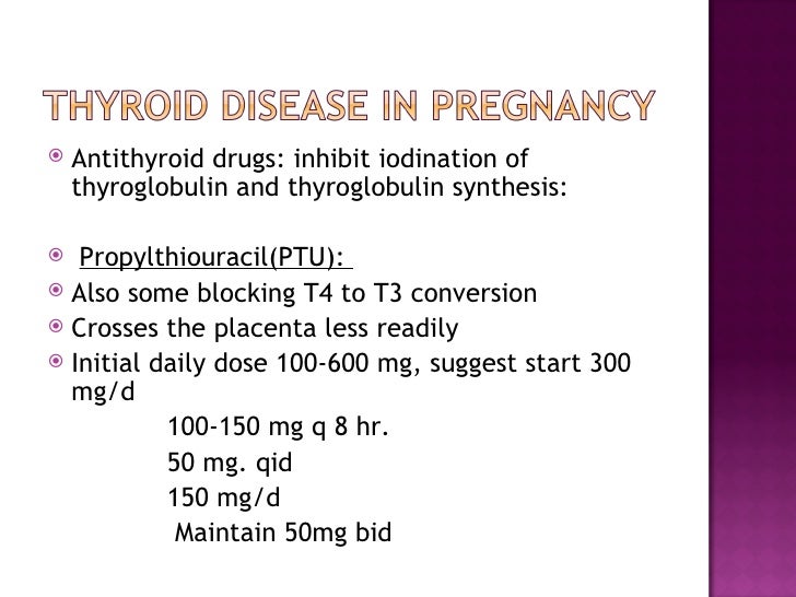 Thyroid Disease in Pregnancy