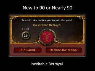 New to 90 or Nearly 90




   Inevitable Betrayal
 