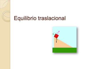 Equilibrio traslacional
 