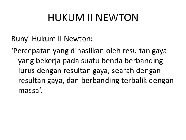 Hukum Newton