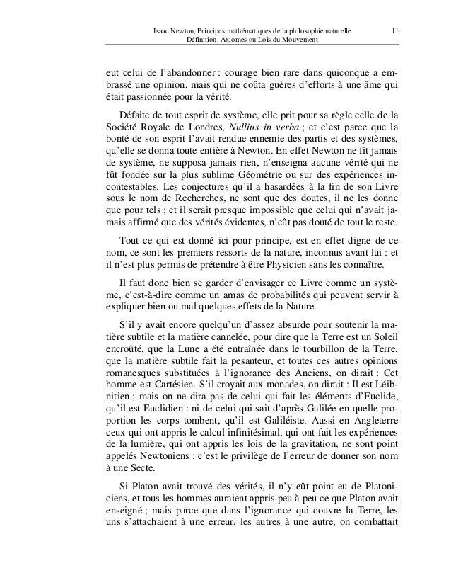Newton principes mathématiques de la philosophie naturelle Newton principes mathématiques de la philosophie naturelle