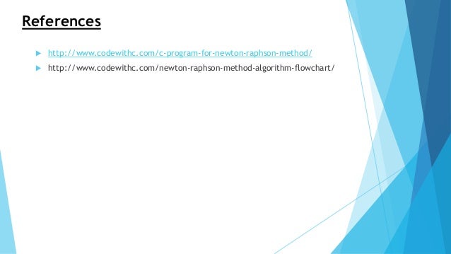 C Language Program For Newton-Raphson Method C Language Program For Newton-Raphson Method
