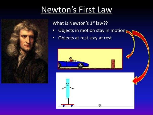 newtons 1st law newtons 1st law