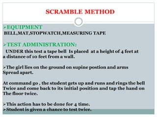 Newton motor ability test