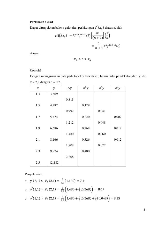 Contoh Soal Dan Jawaban Interpolasi Cari Pembahasannya