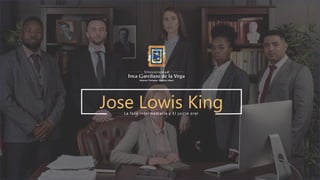 Jose Lowis King
La fase intermediaria y El juicio oral
 