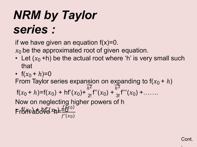 Newton Raphson Pptx Ppt