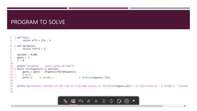 Newton Raphson Approximation | PPT