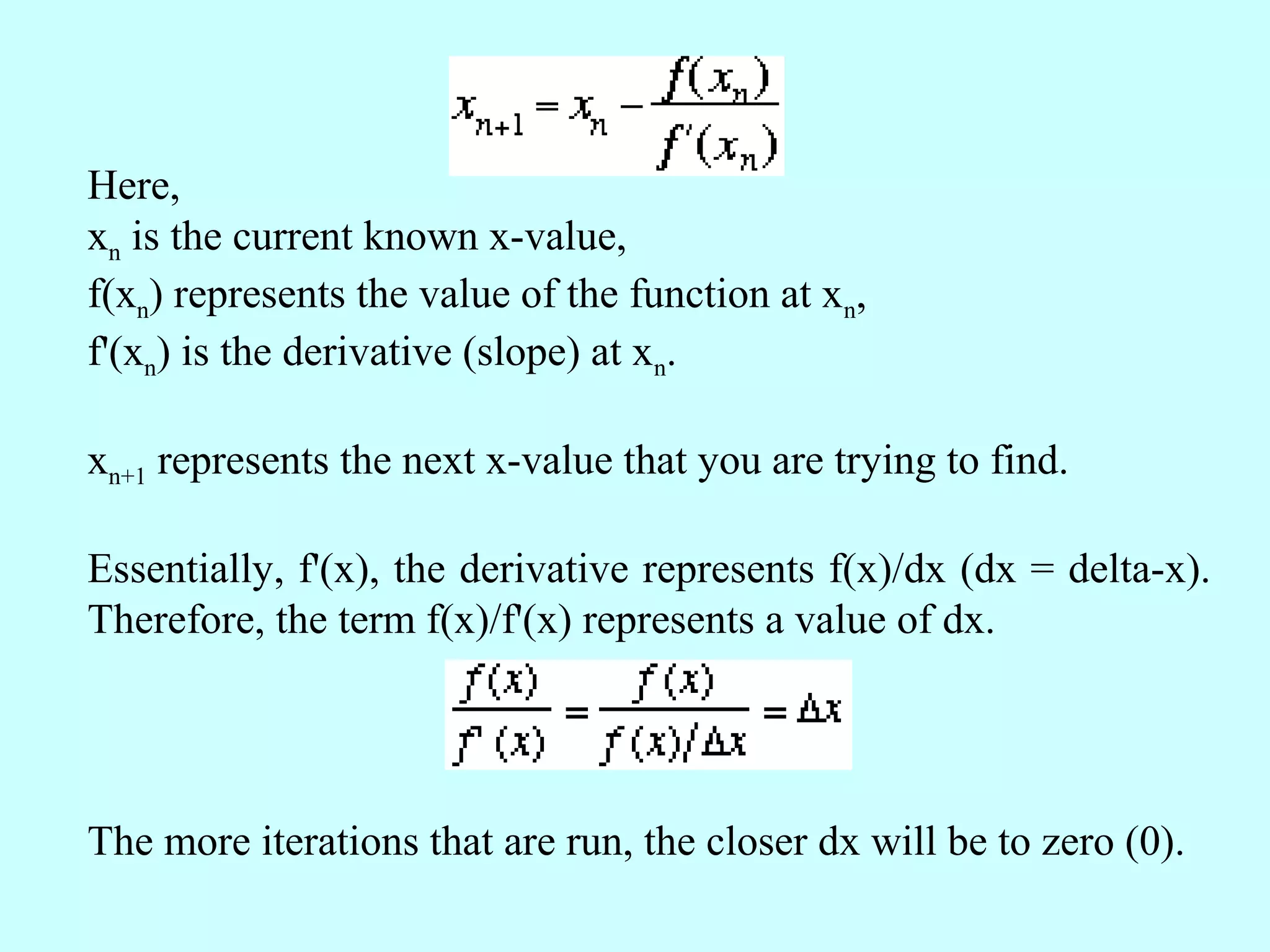 Newton raphson method | PPT