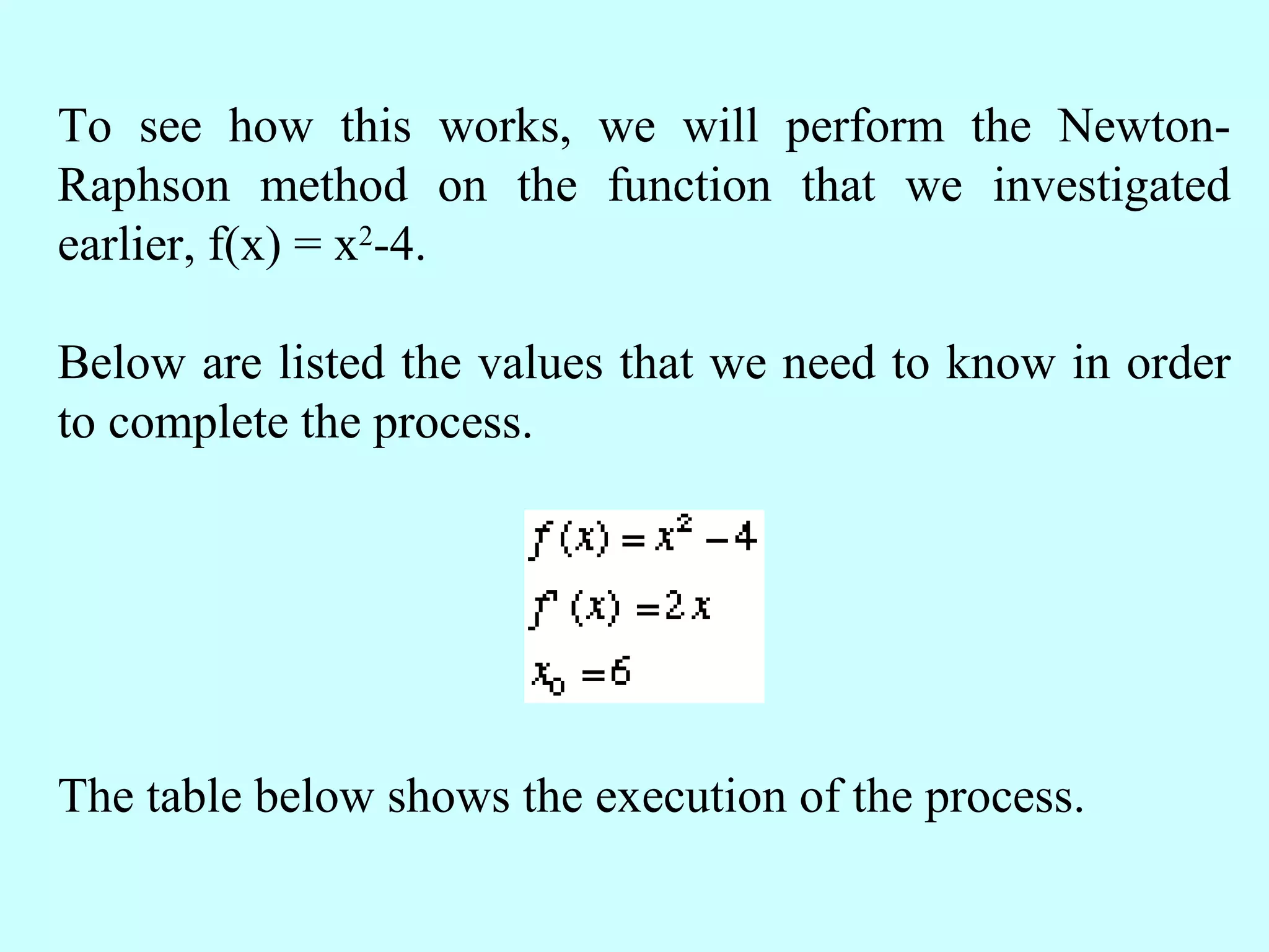 Newton raphson method | PPT