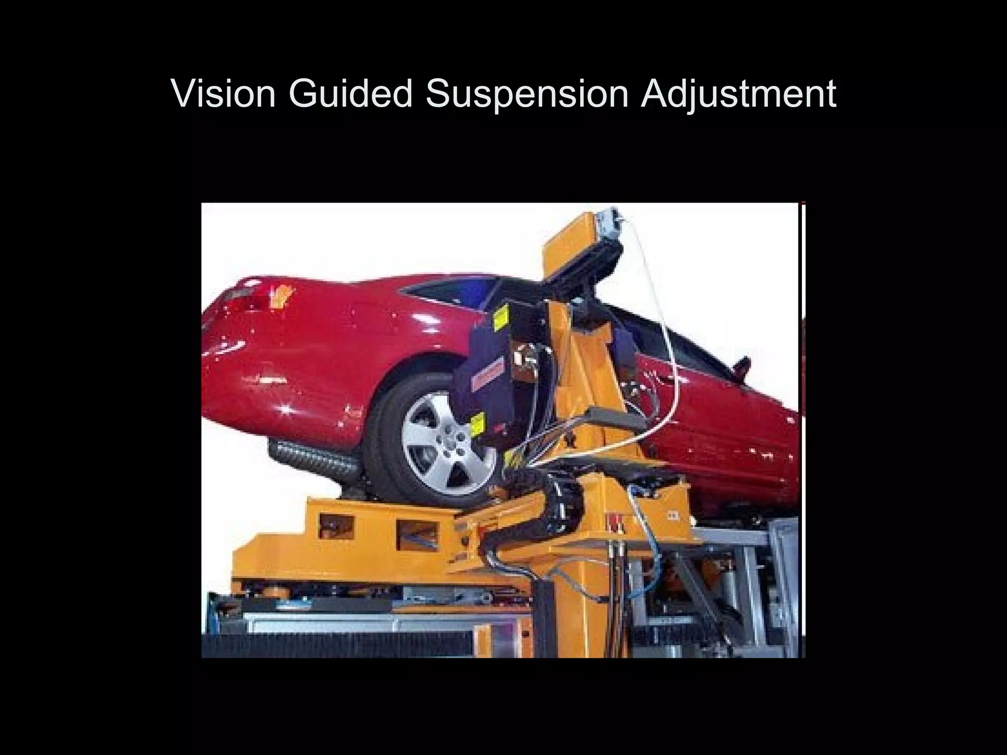 Vision Guided Suspension Adjustment 