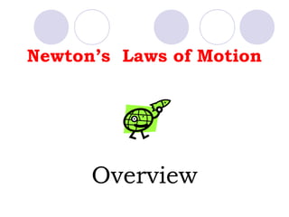 Newton’s Laws of Motion
Overview
 