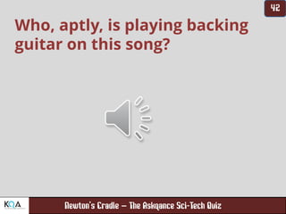 –
Who, aptly, is playing backing
guitar on this song?
 