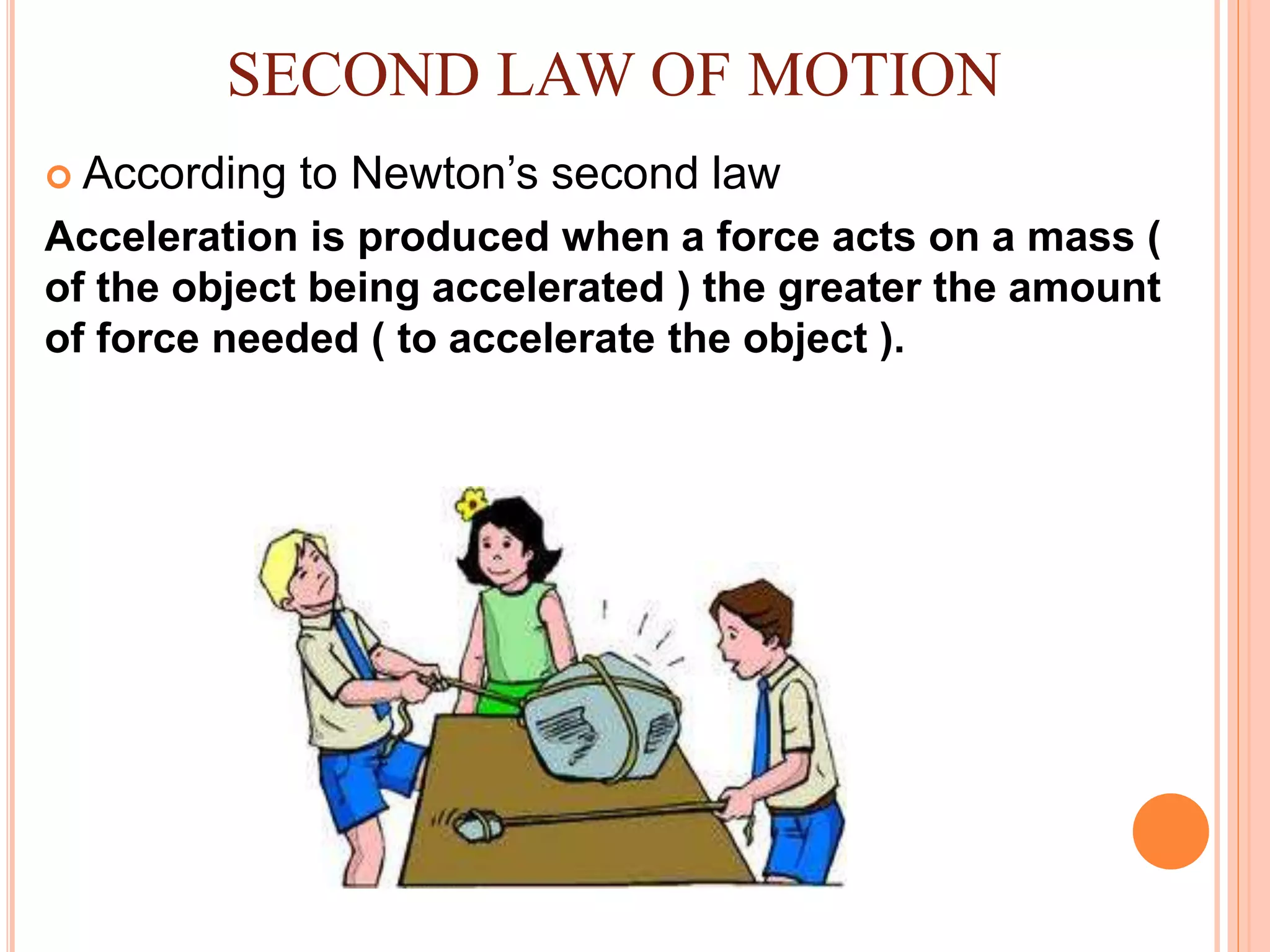 Newtons law of motion | PPTX