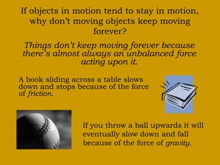 THREE LAWS OF MOTION