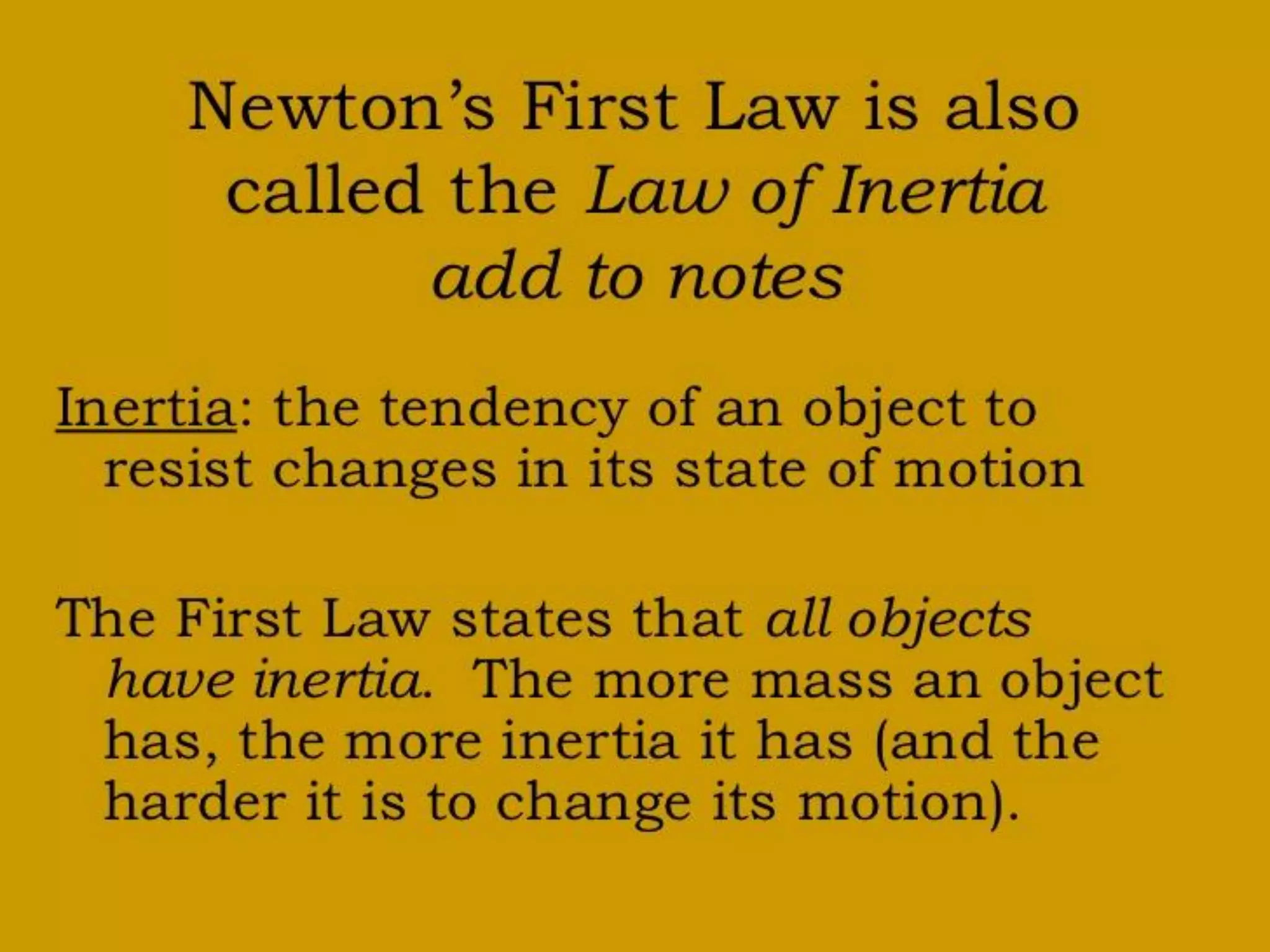 Newtons law of motion ~ II sem ~ m sc bioinformatics