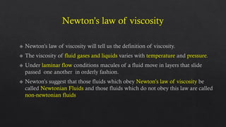 Newtons law of viscosity | PDF