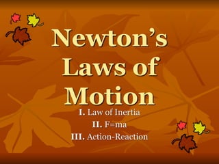 Newtons laws of_motion - 3rd law