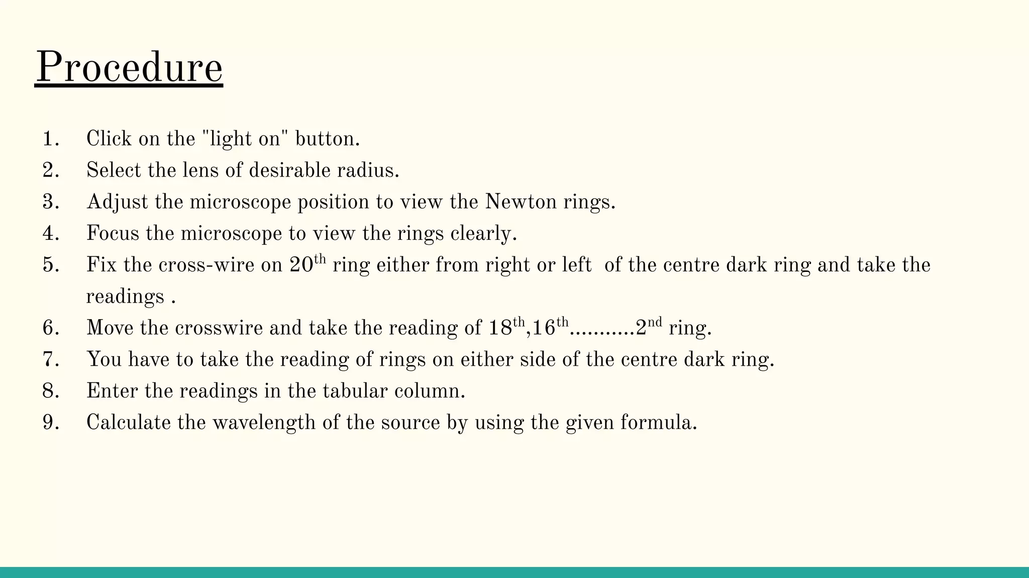 Tabular Rings Newton's rings | PDF