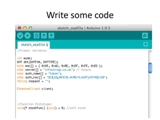 Write some code
 